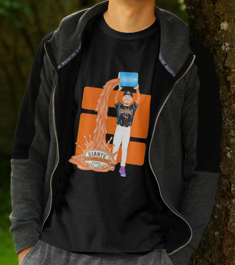 San Francisco Giants Community Fund Logan Webb Splash T-Shirt