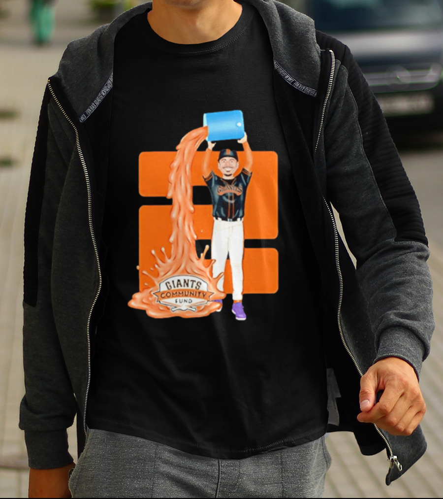 San Francisco Giants Community Fund Logan Webb Splash T-Shirt