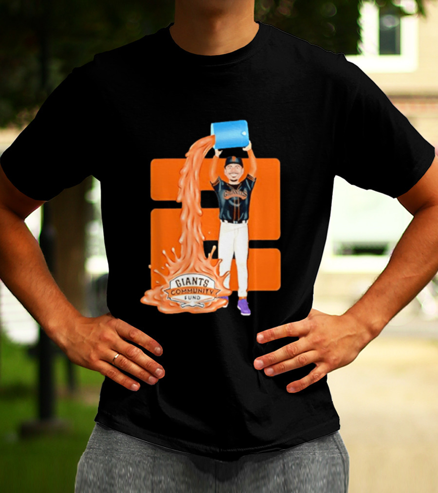 San Francisco Giants Community Fund Logan Webb Splash T-Shirt
