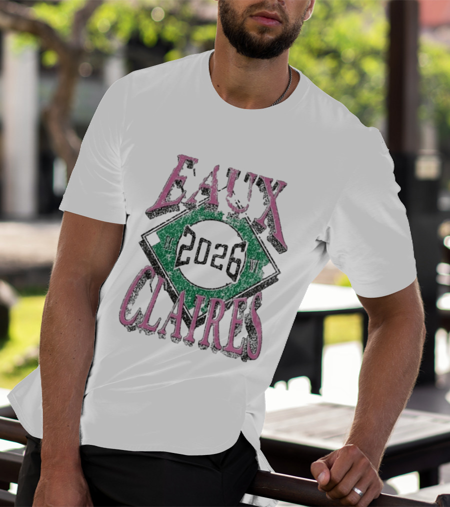 Eaux Claires 2026 WI Baseball T-Shirt