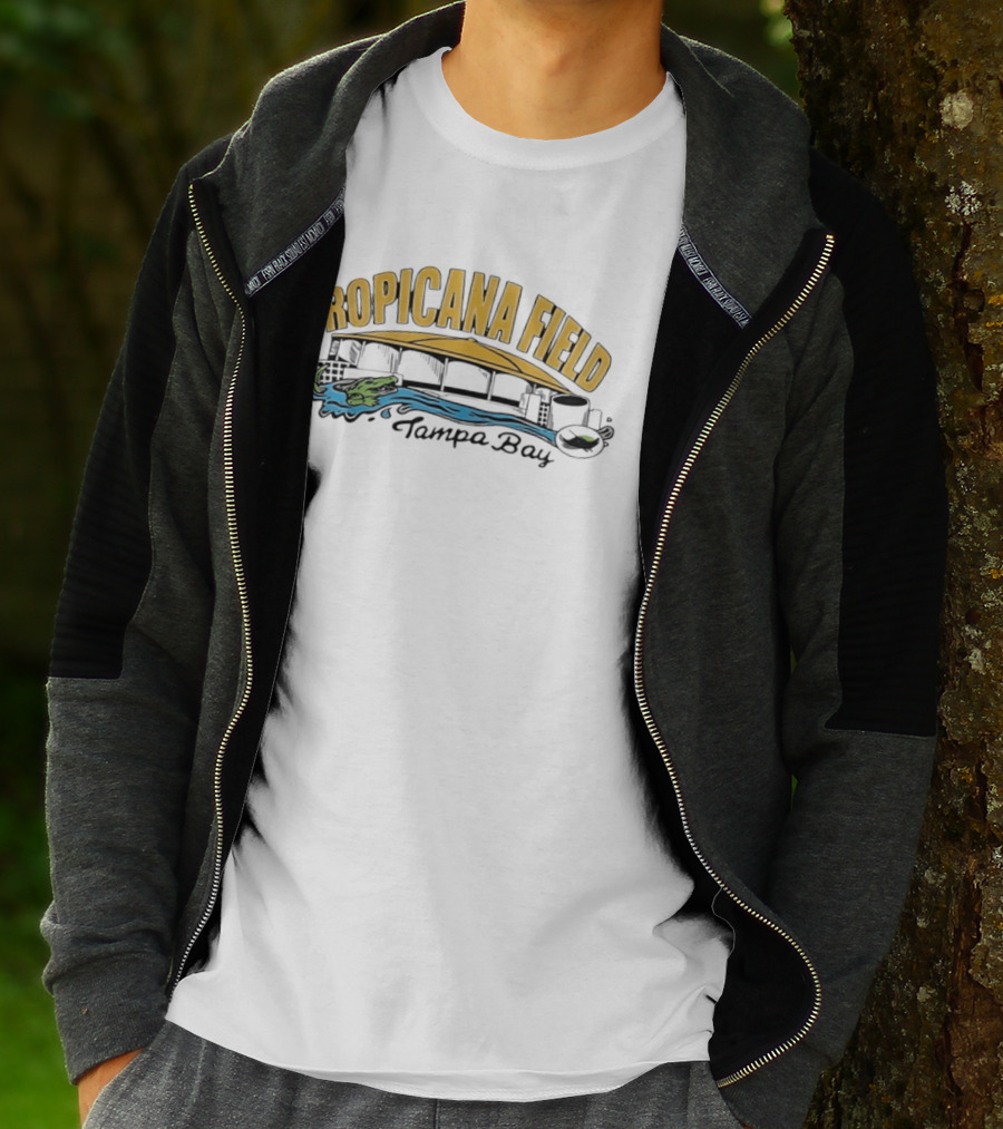 Tropicana Field Tampa Bay Stadium MLB Baseball T-Shirt