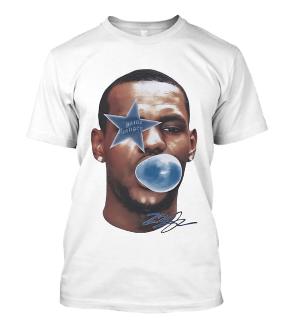 LeBron James Game Changer Star Blue Bubble 23 T-Shirt
