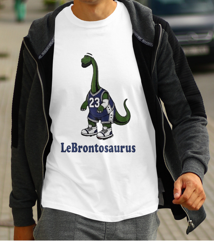 Lebrontosaurus 23 Basketball Dinosaur Philadelphia 76ers Lebron James T-Shirt