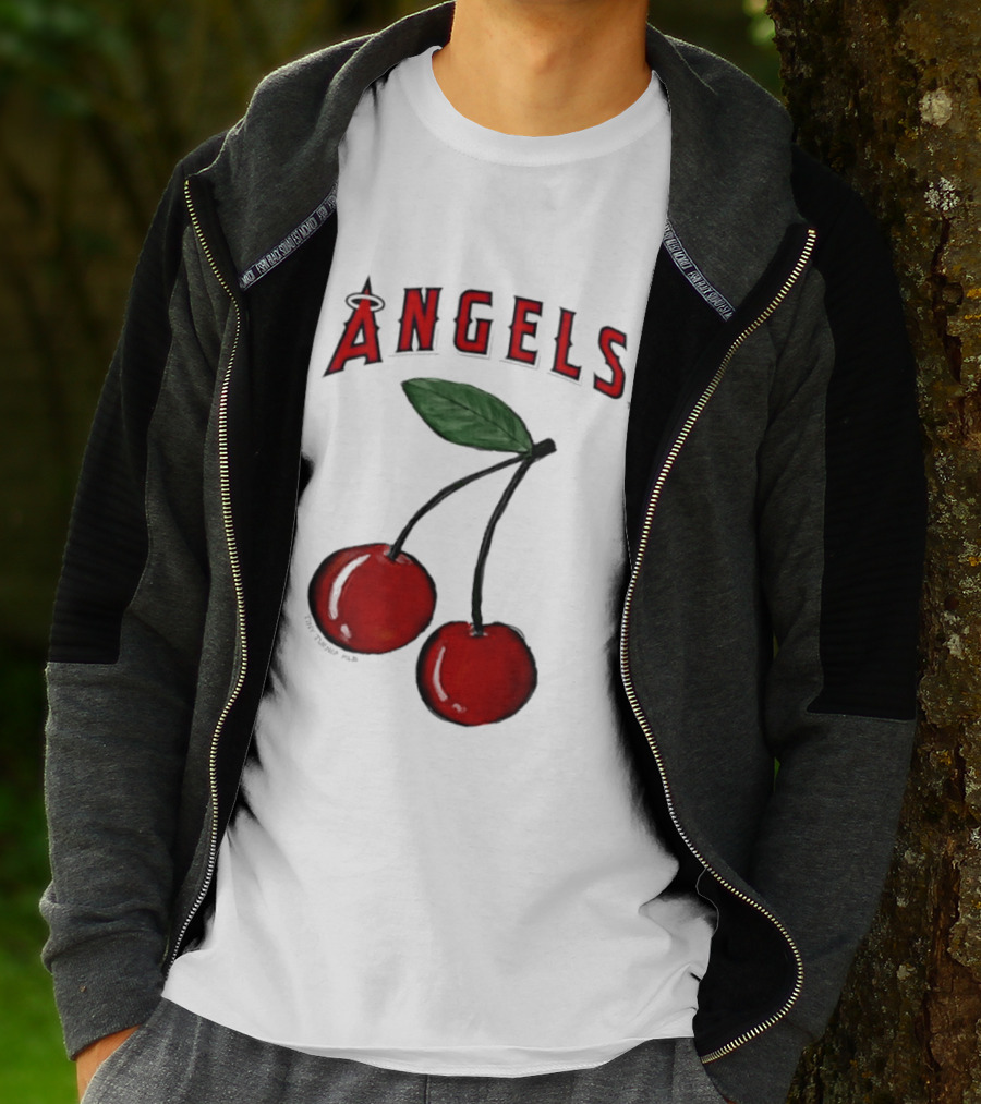 Los Angeles Angels Tiny Turnip MLB Cherries T-Shirt