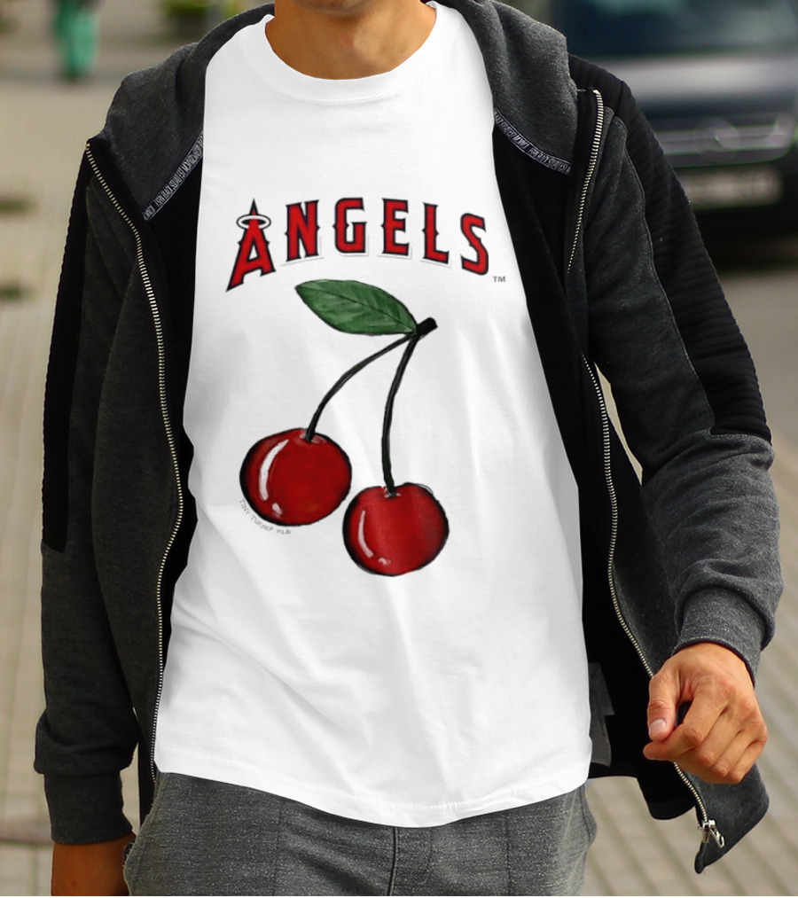Los Angeles Angels Tiny Turnip MLB Cherries T-Shirt