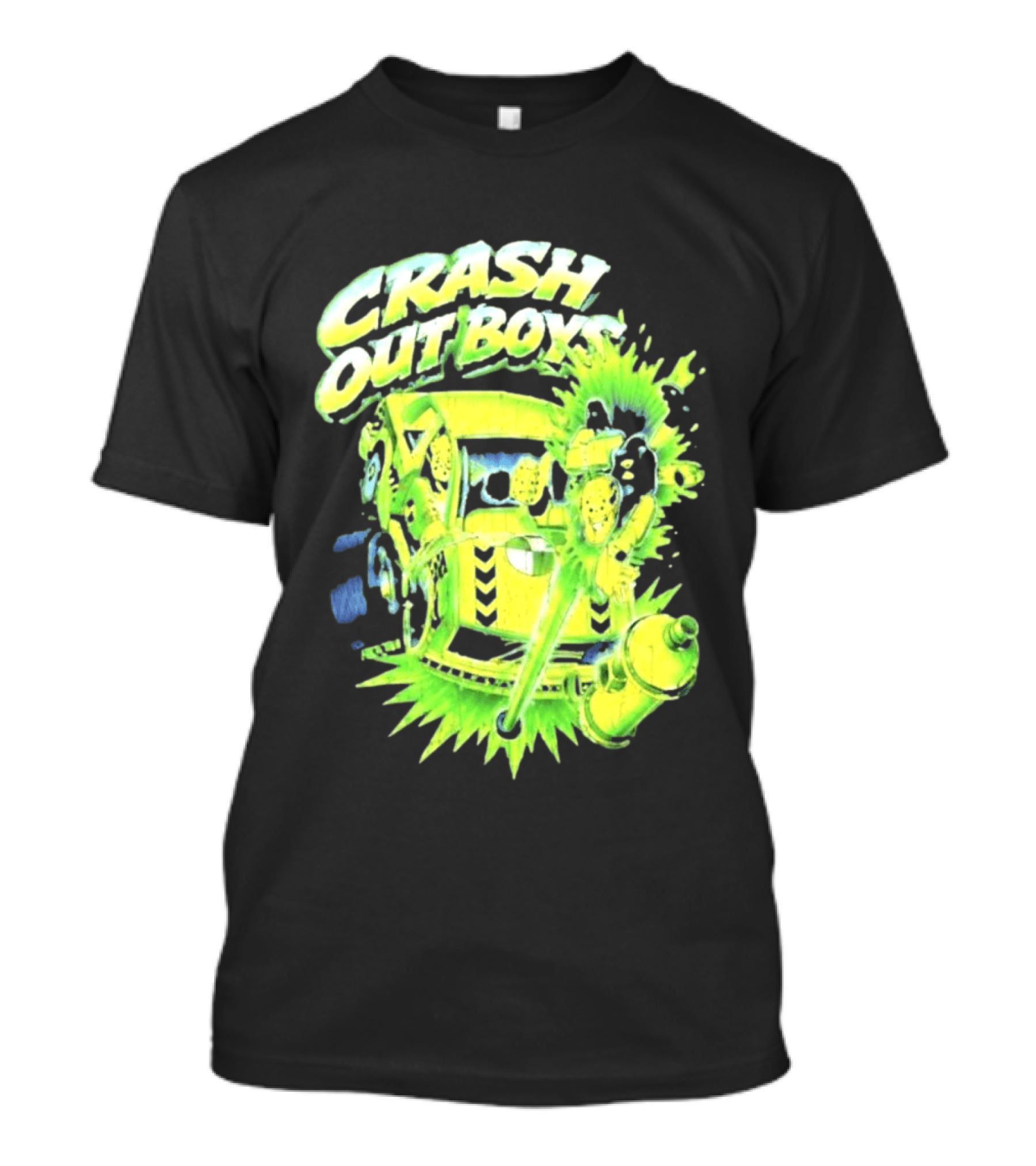 Adrien Broner Crash Out Boys Reven Brand Explosive Cartoon Car Scene T-Shirt