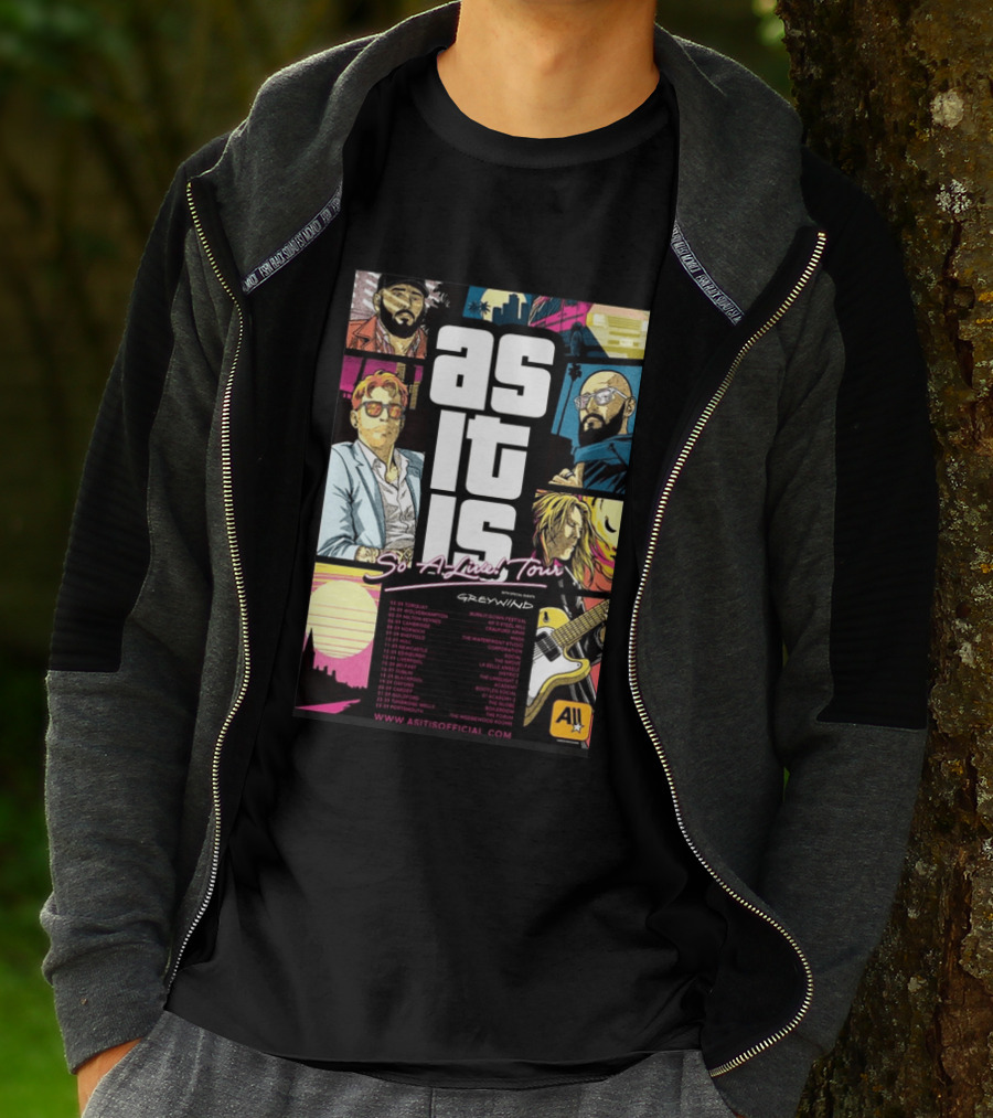 As It Is So Alive Tour UK Ireland 2026 Featuring Greywind T-Shirt