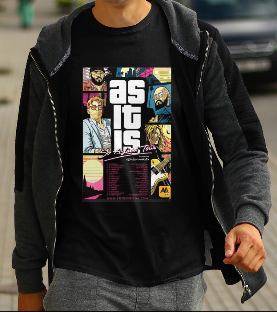 As It Is So Alive Tour UK Ireland 2026 Featuring Greywind T-Shirt