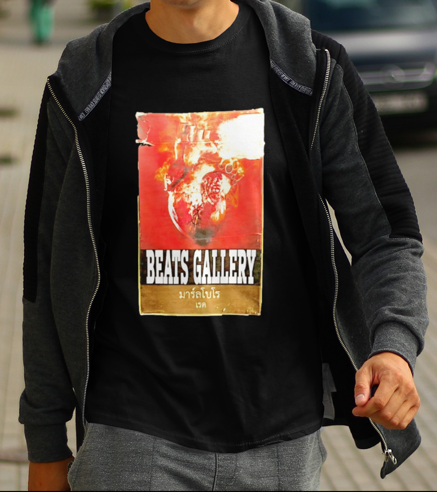 BEATS GALLERY Marlboro Red Anatomical Heart T-Shirt