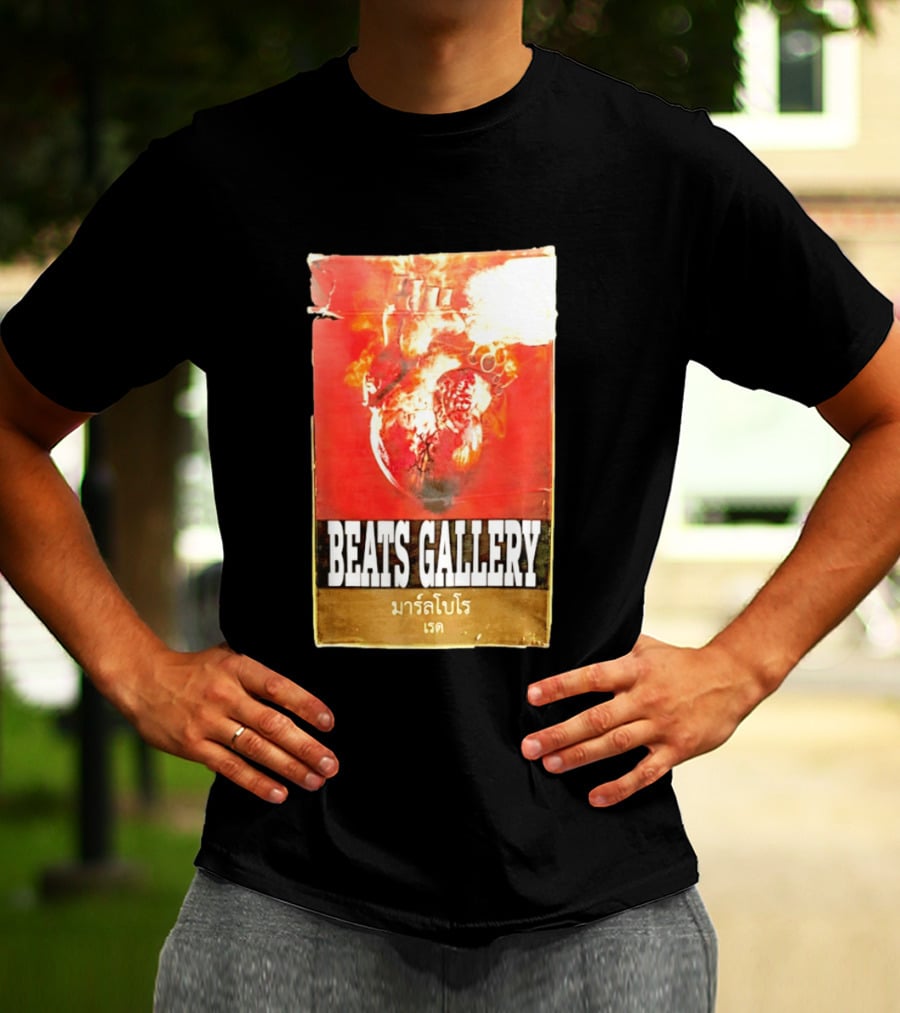 BEATS GALLERY Marlboro Red Anatomical Heart T-Shirt