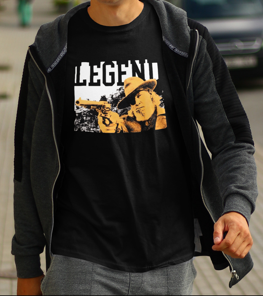 Legend Clint Eastwood Pointing Revolver T-Shirt