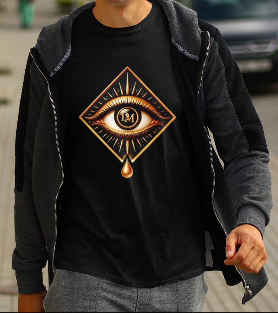 DM Luxury Brand Divine Moodwear Eye Symbol Minimalist T-Shirt