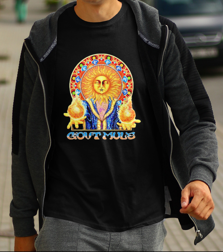 Gov't Mule Psychedelic Sunburst Summer Tour 2026 T-Shirt