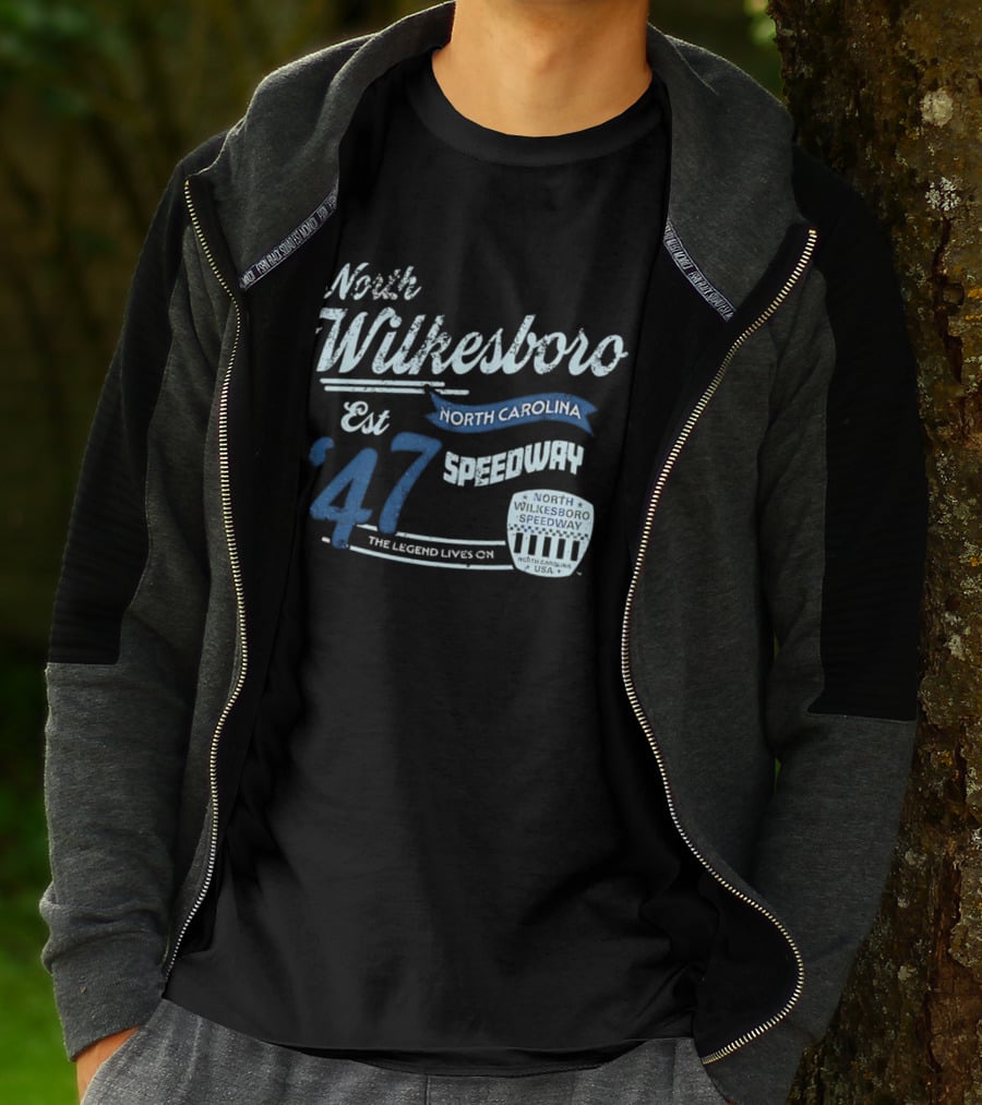 North Wilkesboro Speedway Est '47 North Carolina The Legend Lives On T-Shirt