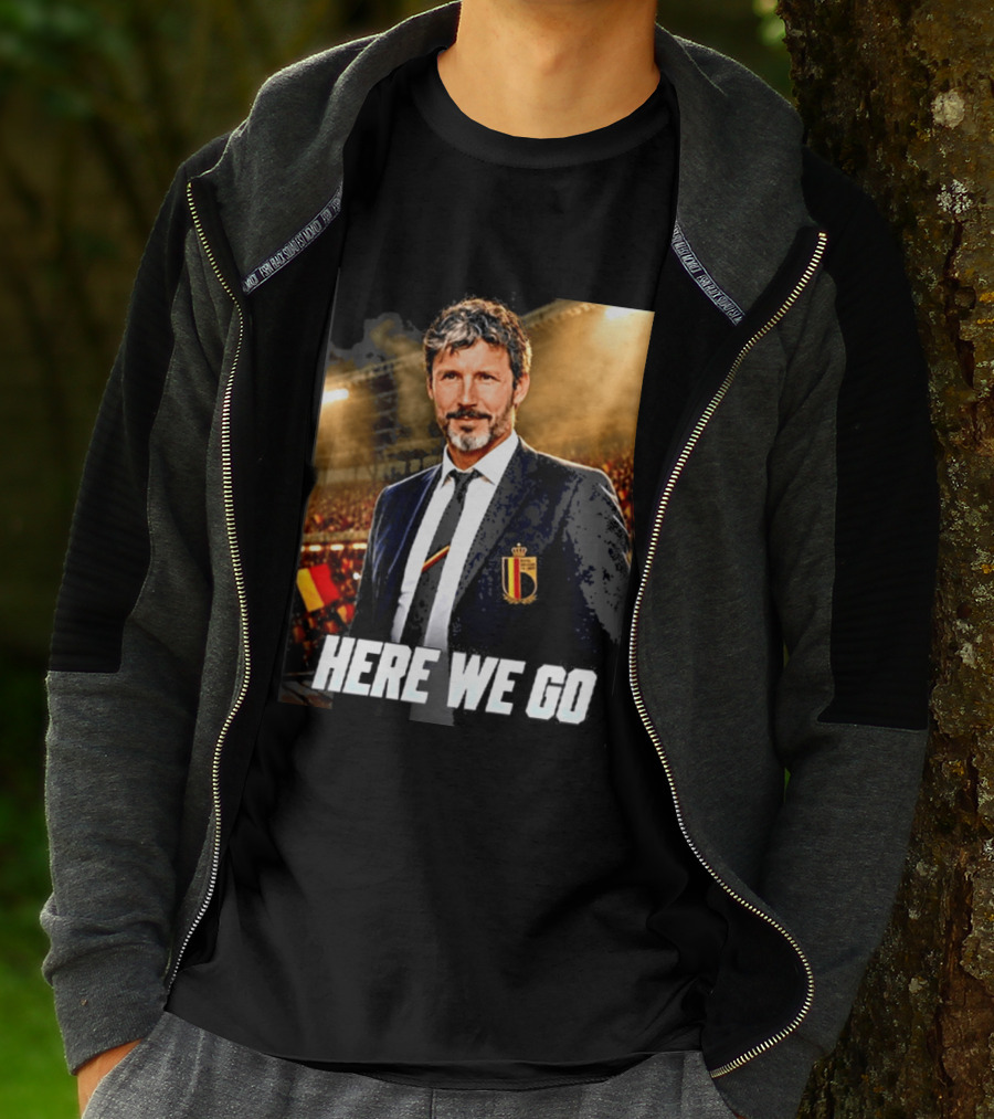 Mark Van Bommel Belgium Coach Announcement Here We Go Soccer Stadium T-Shirt