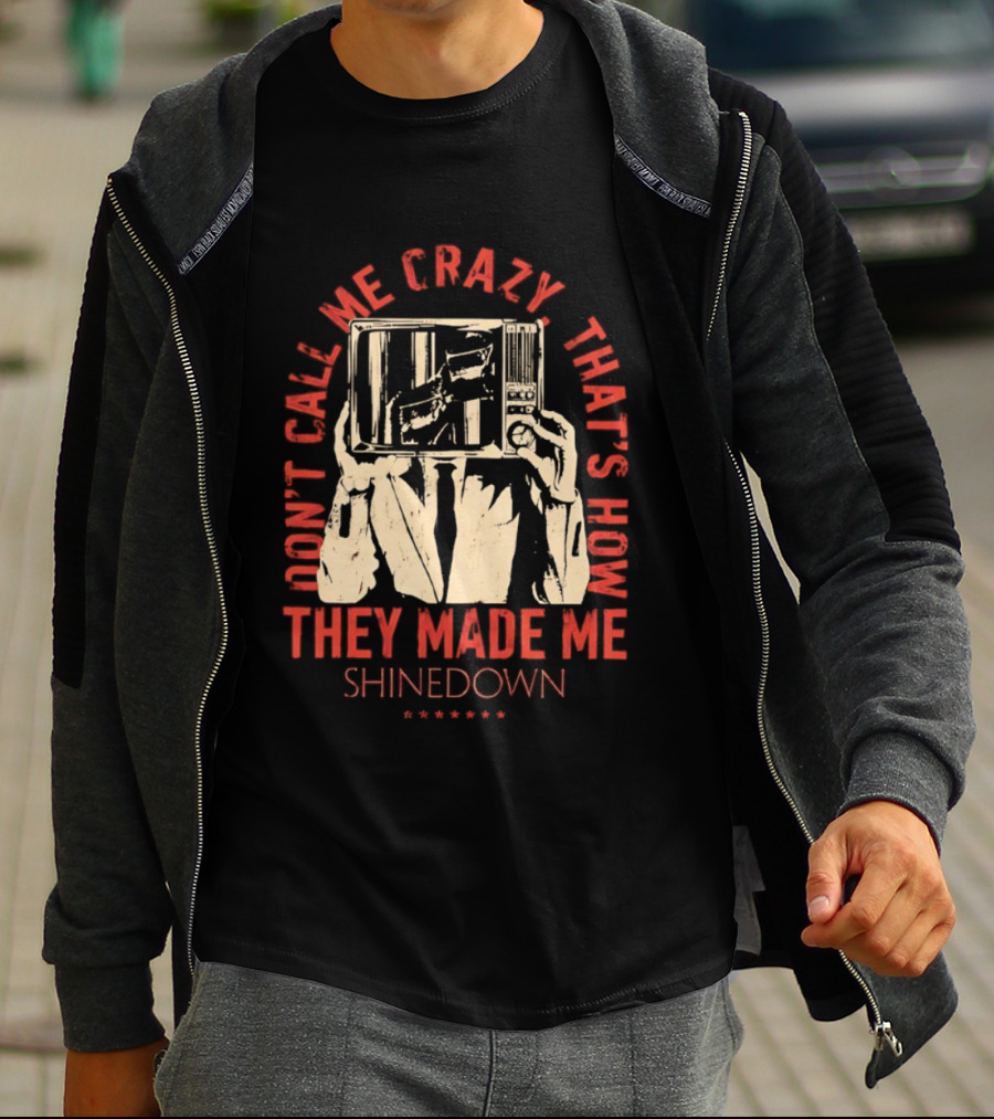 Shinedown Don't Call Me Crazy That's How They Made Me T-Shirt