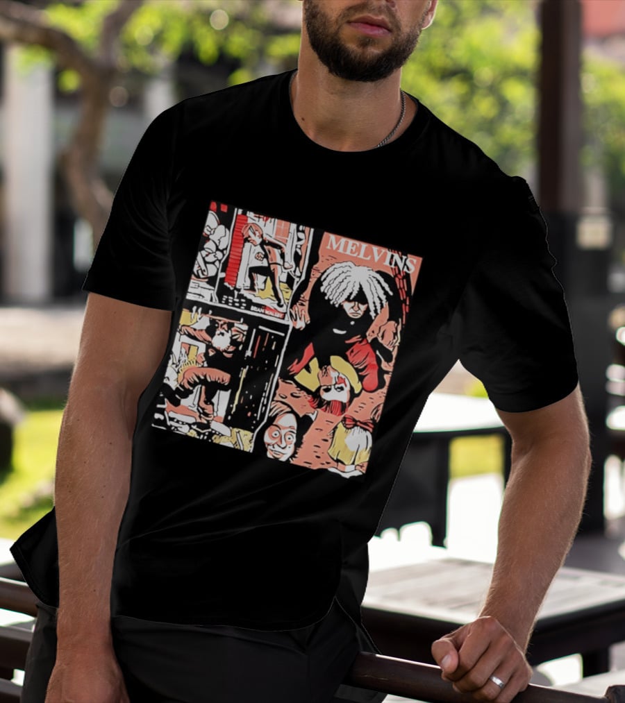 Melvins Brian Walsby Cartoon Art Alternative Rock T-Shirt