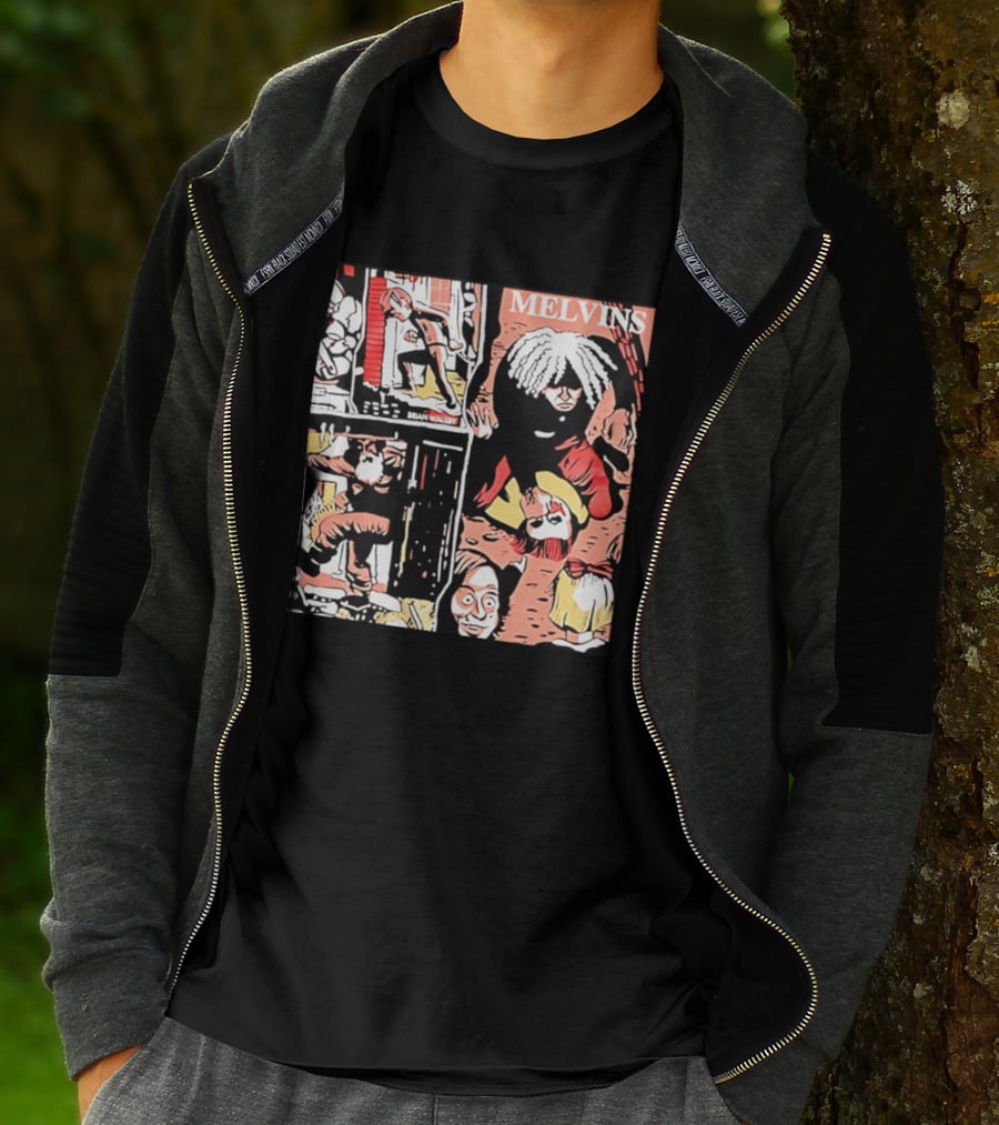 Melvins Brian Walsby Cartoon Art Alternative Rock T-Shirt