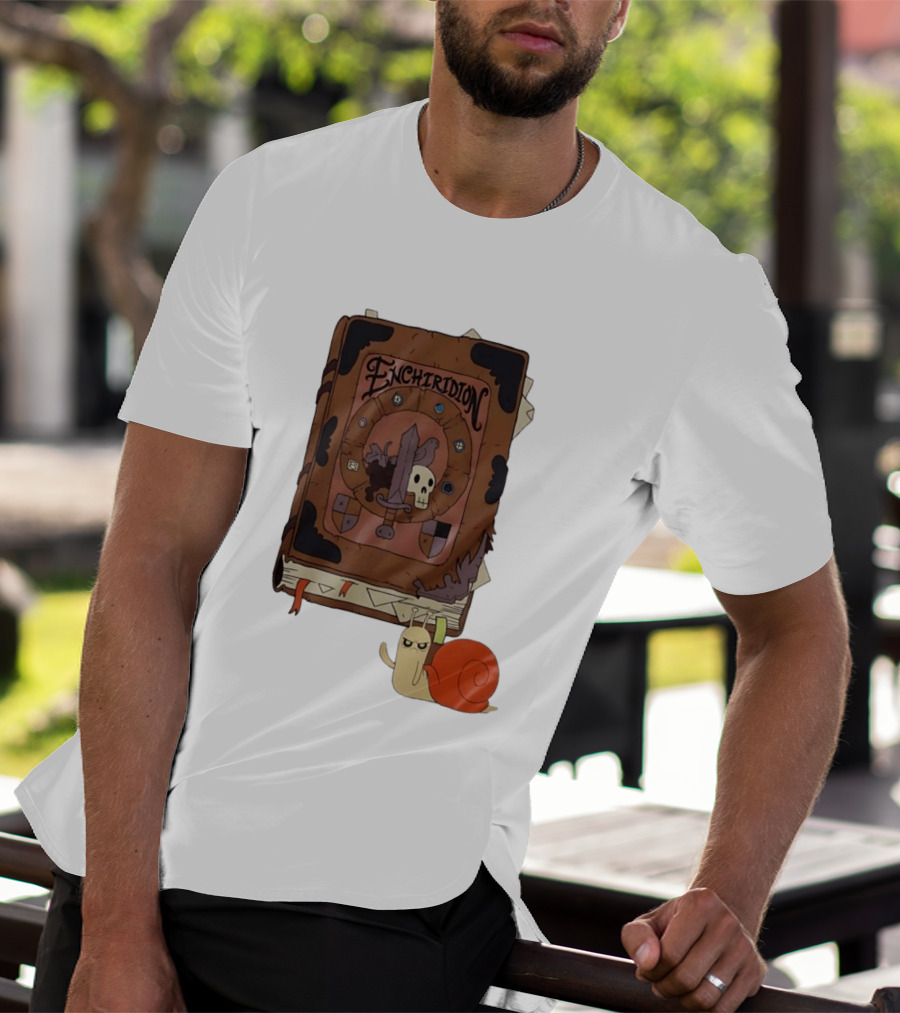 Adventure Time Enchiridion Snail Cartoon Network Book T-Shirt
