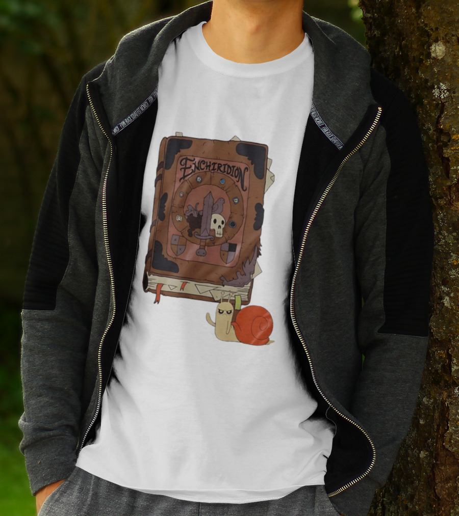 Adventure Time Enchiridion Snail Cartoon Network Book T-Shirt