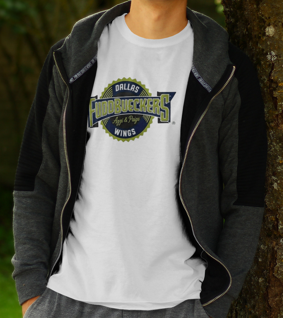 Fuddruckers Dallas Wings Azzi & Paige WNBA Basketball T-Shirt