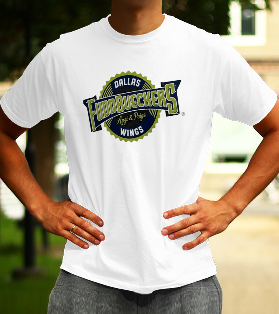 Fuddruckers Dallas Wings Azzi & Paige WNBA Basketball T-Shirt