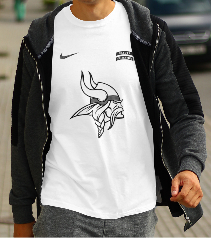 Nike Minnesota Vikings Salute To Service Camouflage NFL T-Shirt
