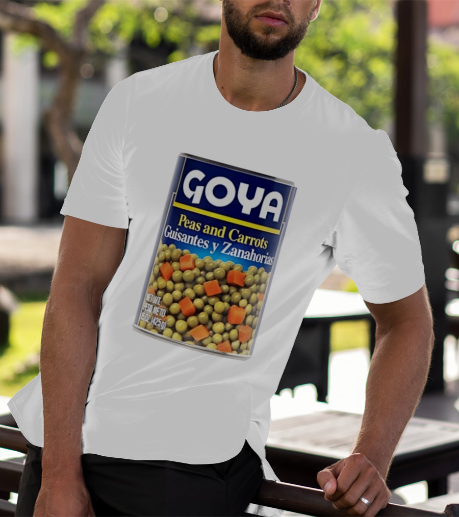 Goya Peas And Carrots Guisantes Y Zanahorias 15 Oz 425 G Canned Vegetable Mix T-Shirt