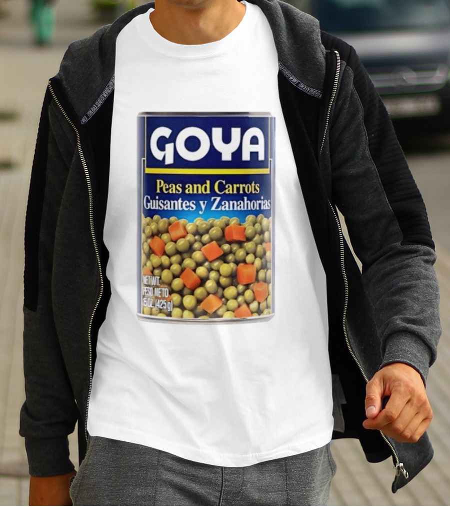 Goya Peas And Carrots Guisantes Y Zanahorias 15 Oz 425 G Canned Vegetable Mix T-Shirt