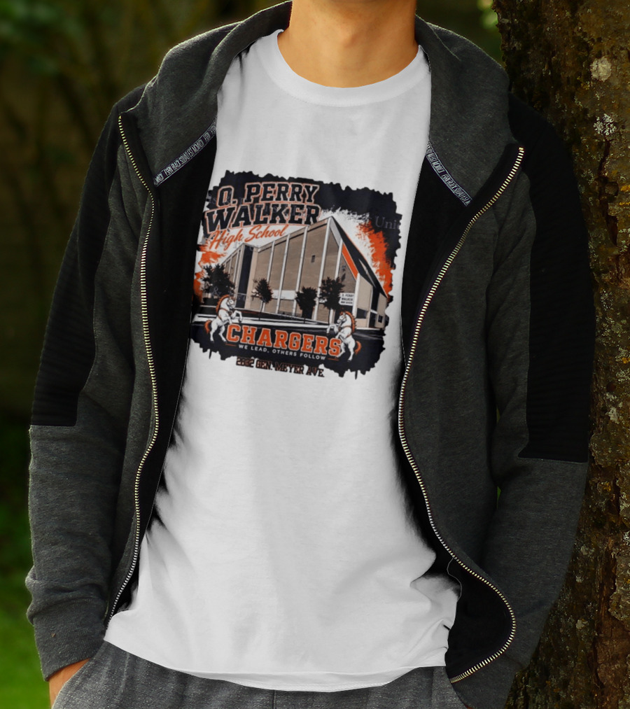 O Perry Walker High School Chargers We Lead Others Follow 2832 Gen Meyer Ave T-Shirt