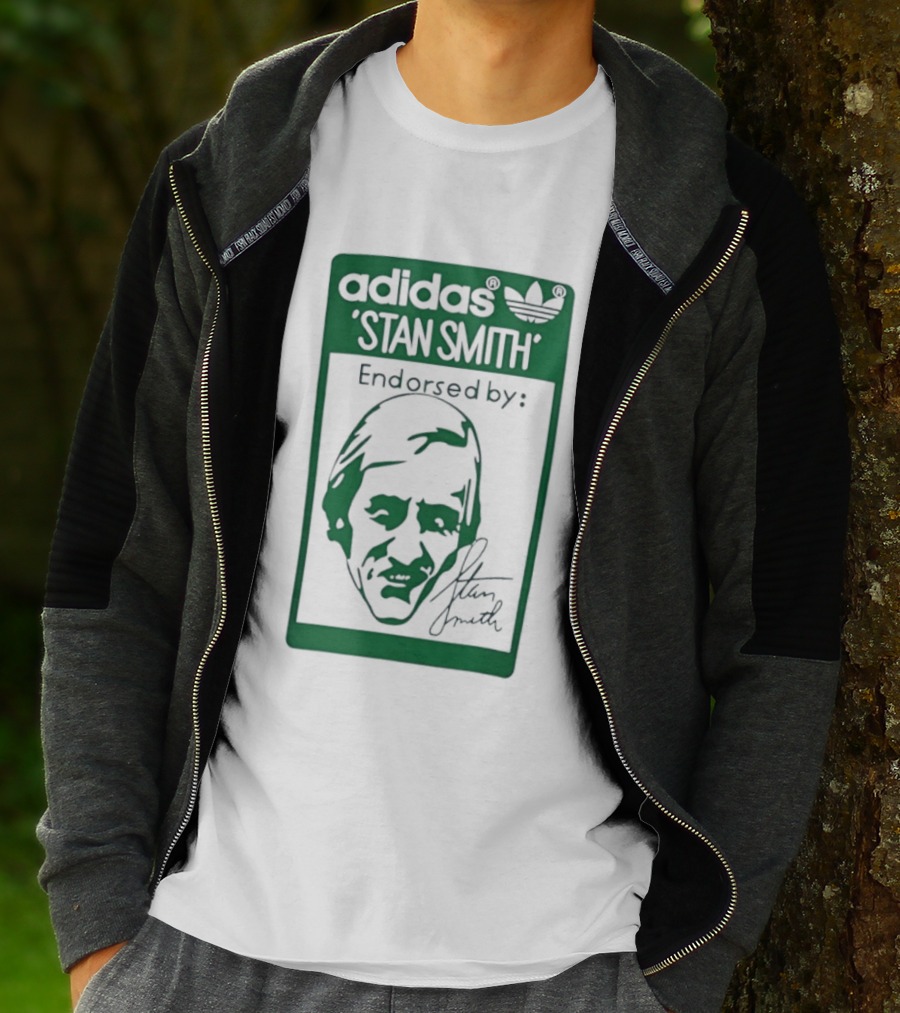 Adidas Stan Smith Endorsed Logo Green T-Shirt