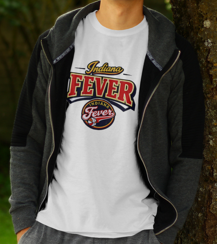 Indiana Fever WNBA Basketball Team Logo Historic T-Shirt