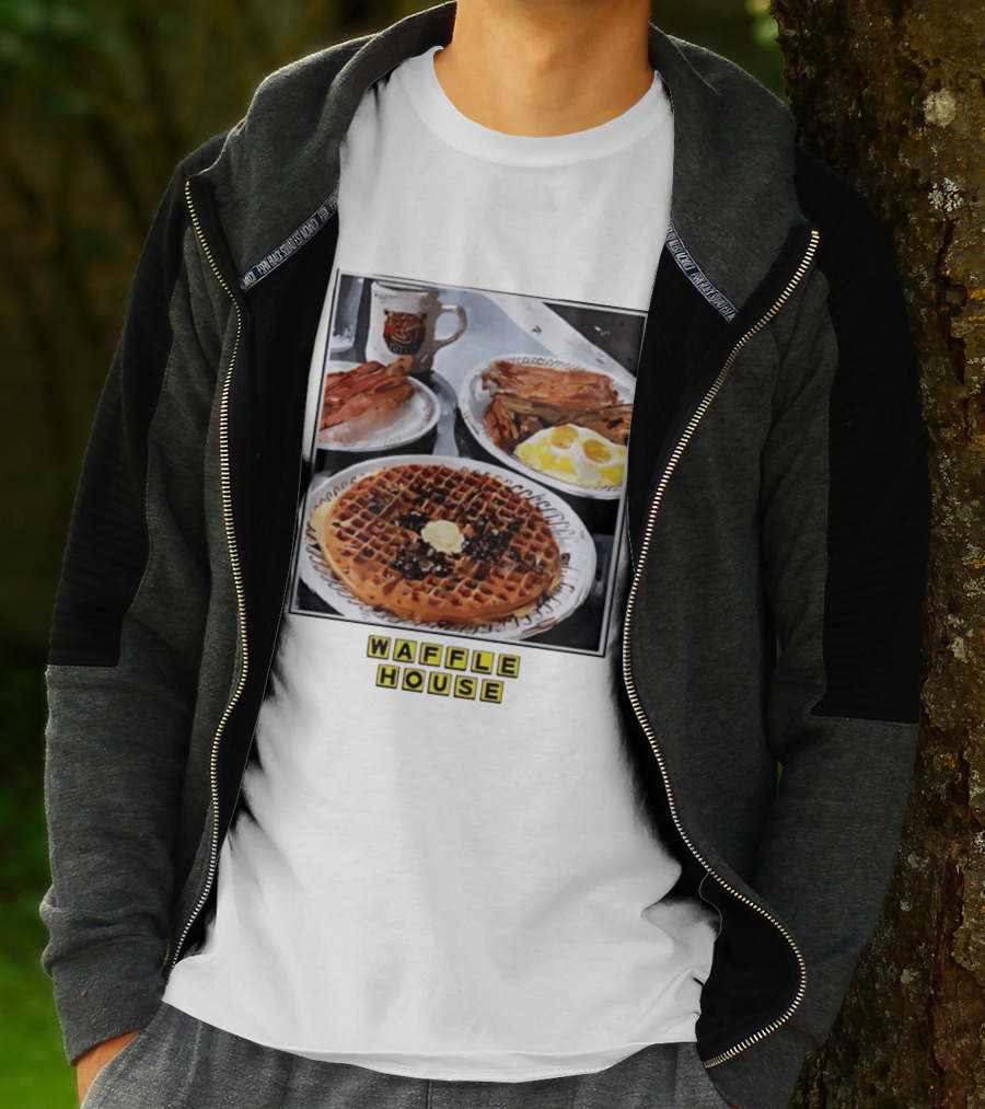 Onward Reserve Waffle House Breakfast Waffle Eggs Bacon T-Shirt