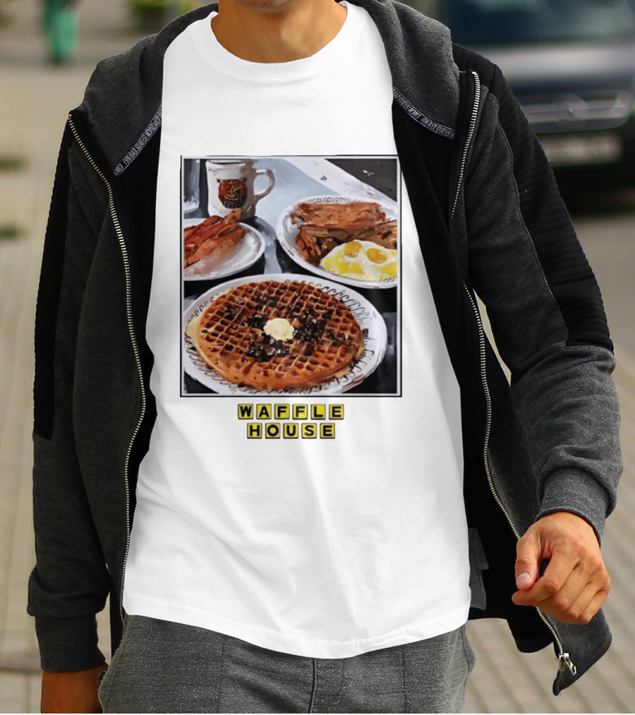 Onward Reserve Waffle House Breakfast Waffle Eggs Bacon T-Shirt