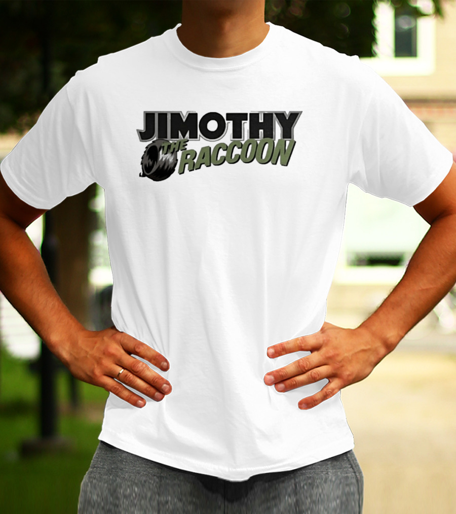 Jimothy The Raccoon Tire T-Shirt
