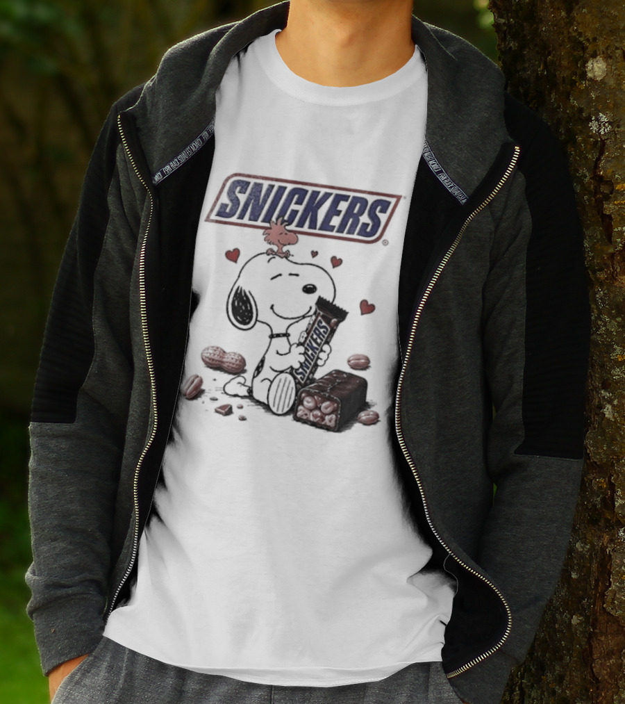 Peanuts Snoopy Woodstock Snickers You're Not You When Hungry T-Shirt