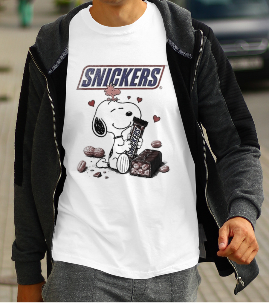 Peanuts Snoopy Woodstock Snickers You're Not You When Hungry T-Shirt