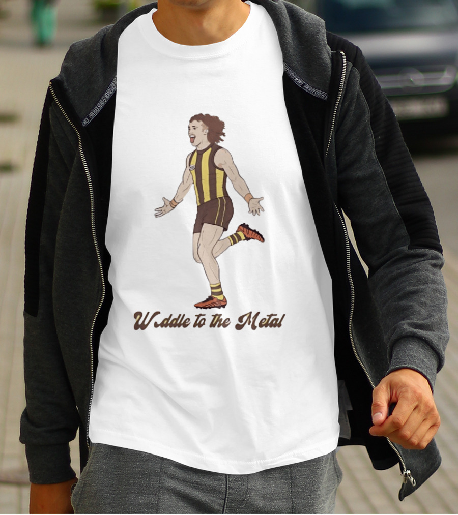 Weddle To The Metal Hawthorn Football Club Josh Weddle T-Shirt