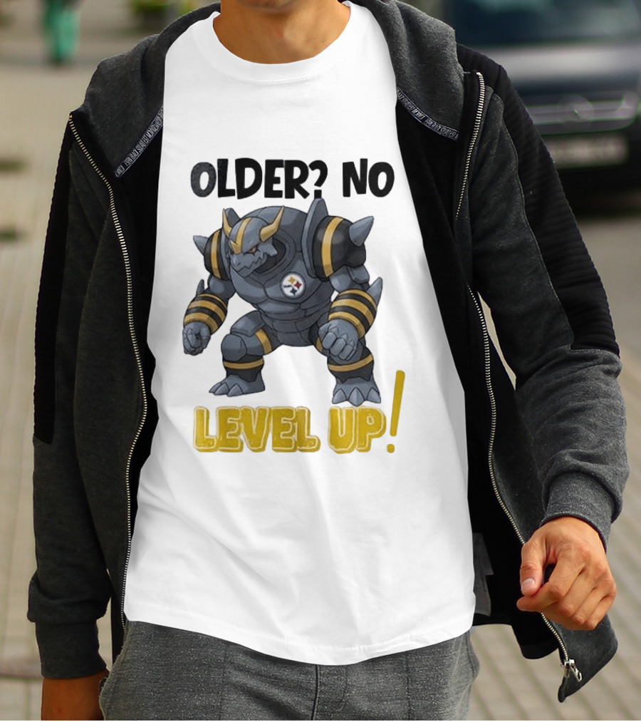 Pittsburgh Steelers X Pokémon 30th Anniversary Older No Level Up T-Shirt