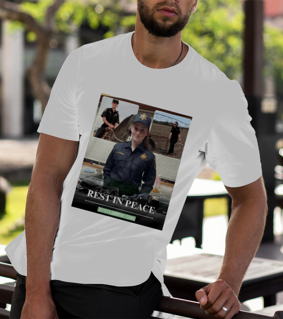 Rest In Peace Officer D. Young Memorial T-Shirt