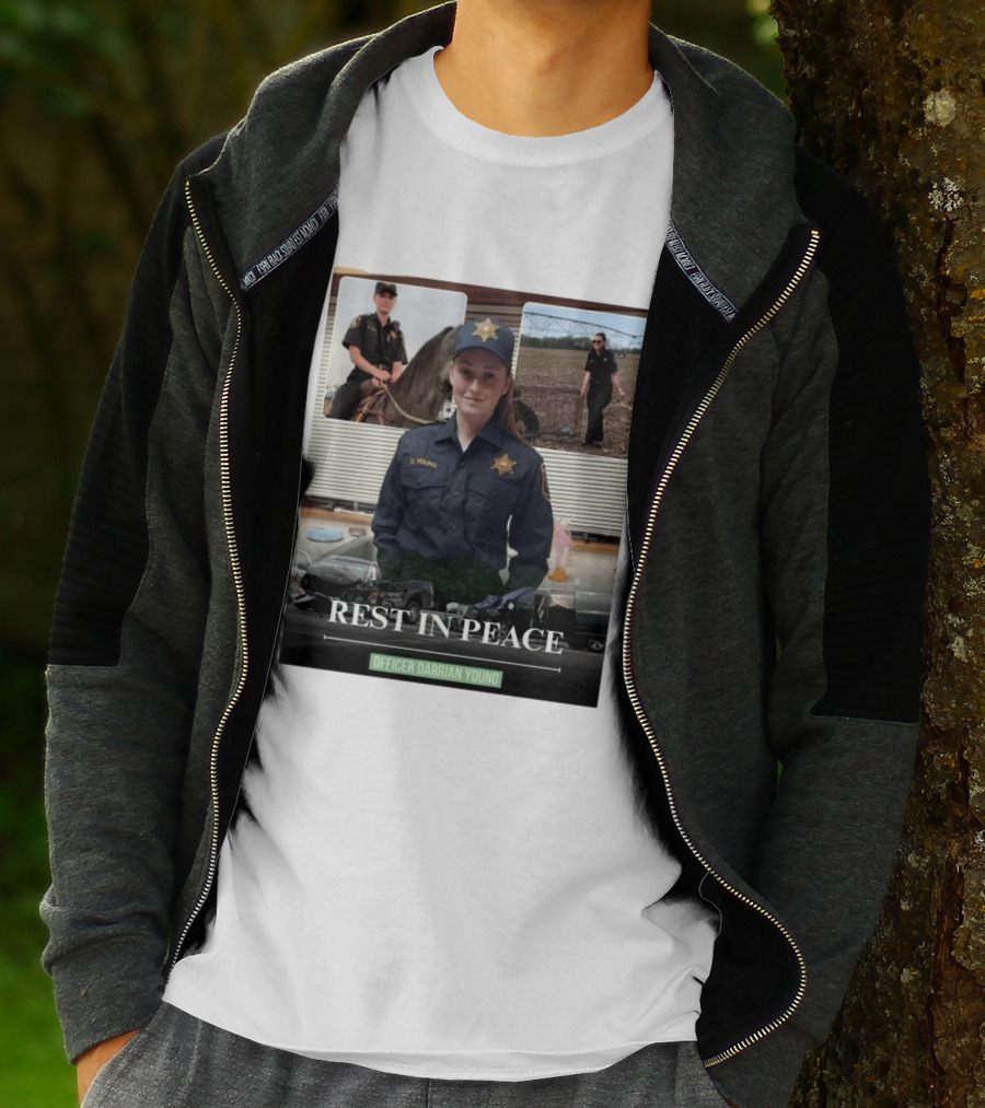 Rest In Peace Officer D. Young Memorial T-Shirt