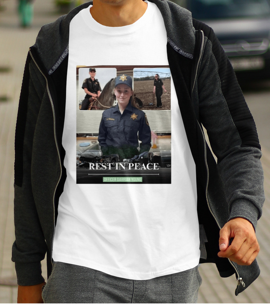 Rest In Peace Officer D. Young Memorial T-Shirt