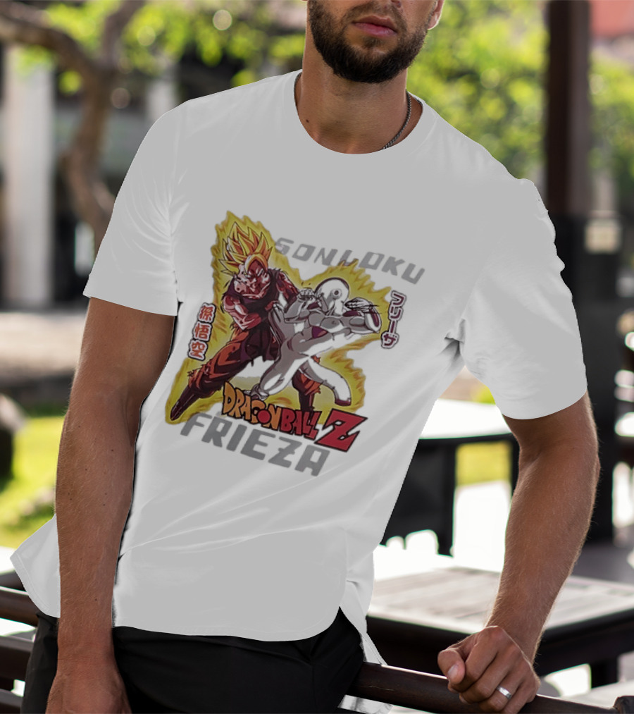 Son Goku Frieza Dragon Ball Z Anime Showdown T-Shirt