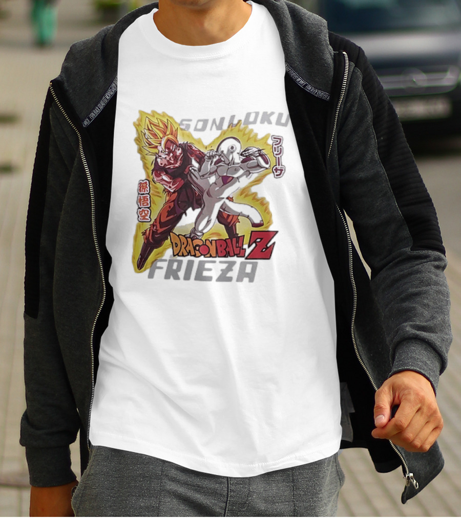 Son Goku Frieza Dragon Ball Z Anime Showdown T-Shirt