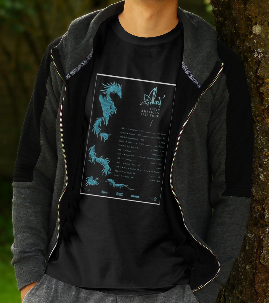 Alcest Latin American Tour 2027 Dates And Locations With Mythical Dragon T-Shirt