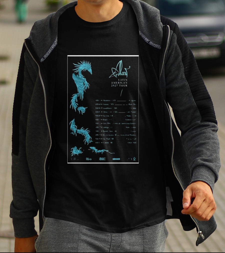 Alcest Latin American Tour 2027 Dates And Locations With Mythical Dragon T-Shirt