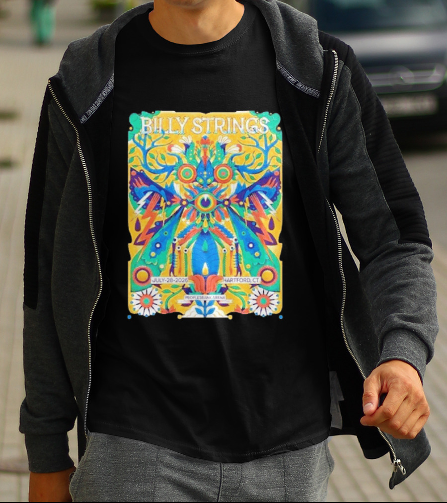 Billy Strings PeoplesBank Arena Hartford CT July 28 2026 T-Shirt