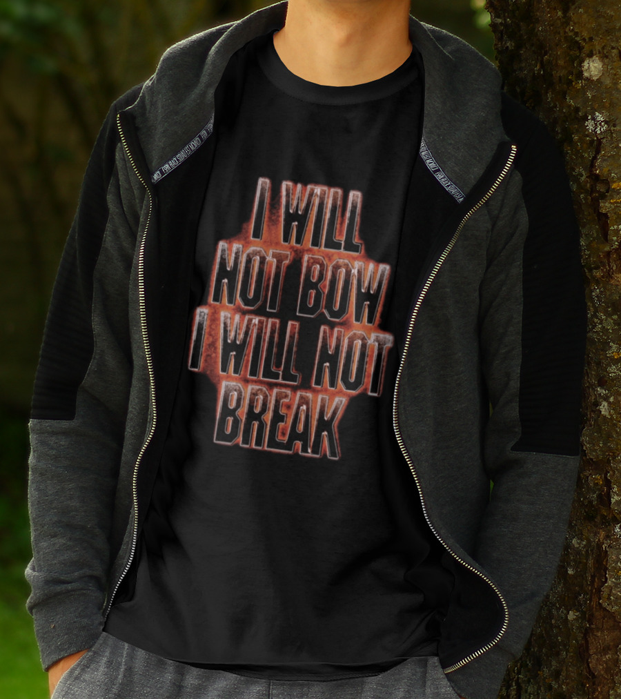 Breaking Benjamin Merchandise I Will Not Bow I Will Not Break T-Shirt