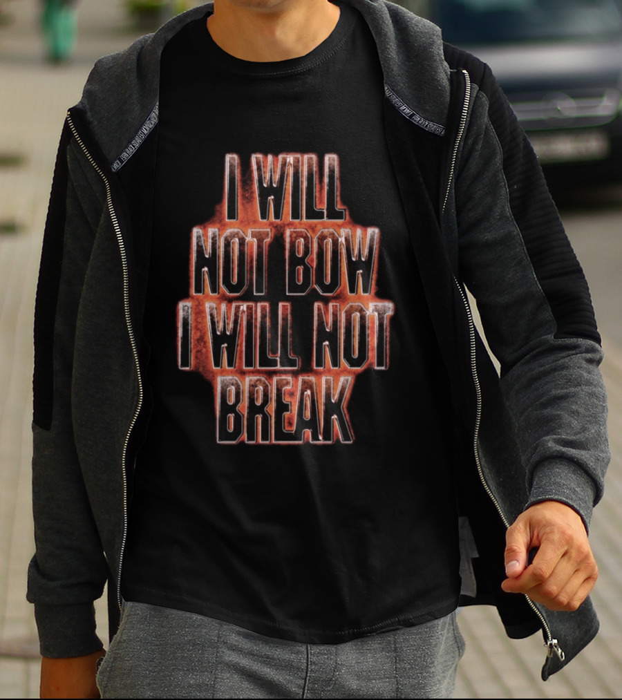 Breaking Benjamin Merchandise I Will Not Bow I Will Not Break T-Shirt