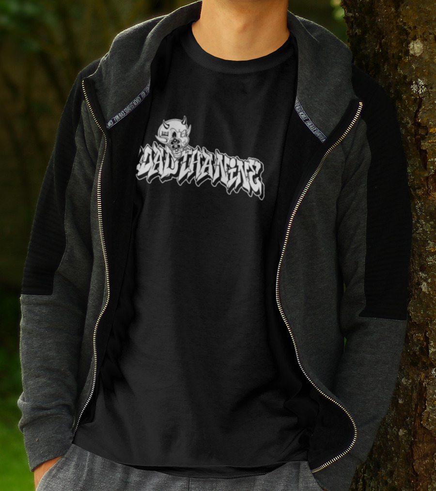 Loadthanine Devil1 Graffiti Style Demon Cartoon T-Shirt